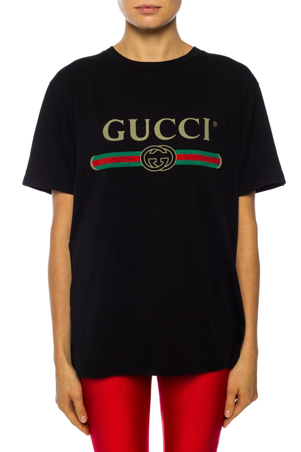 Gucci T-shirt with logo | Women's Clothing | Vitkac